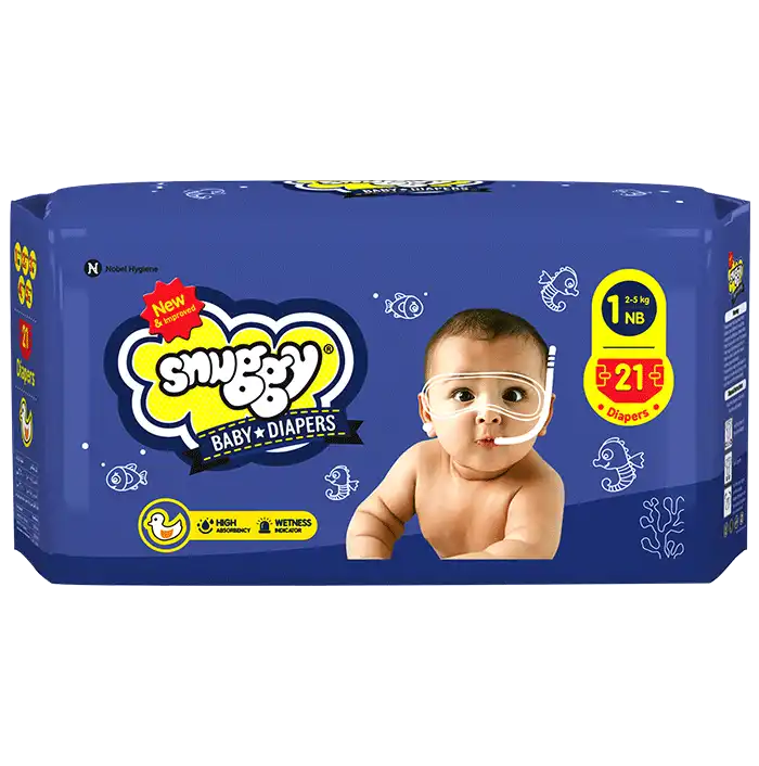 BABY DIAPER SNUGGY  NB  9P