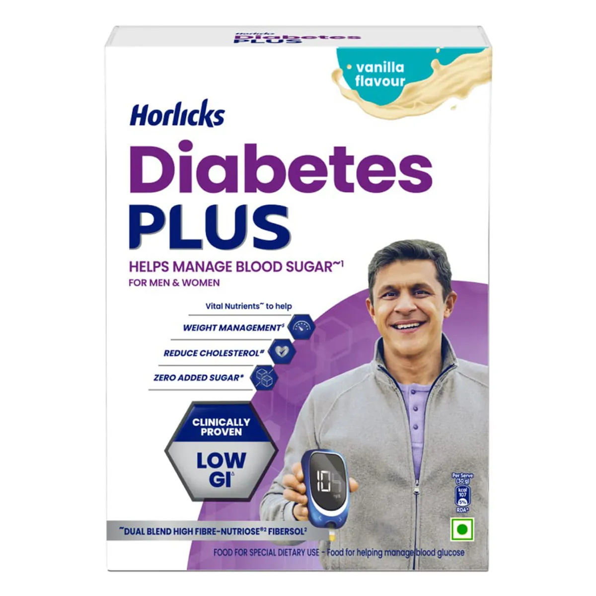 DIABETES PLUS VANILLA 200G