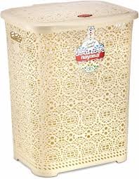 FLOWER LAUNDRY BASKET BIG