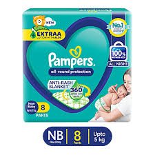 PAMPERS NEW BABY(8P)