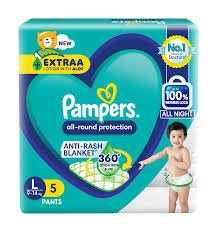 PAMPERS L 9-14G(5P)