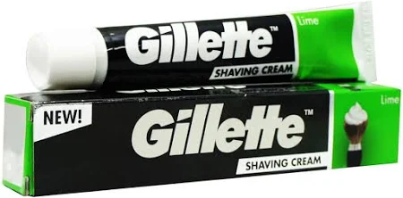 GILLETTE LIME SHAVING CREAM(70G)