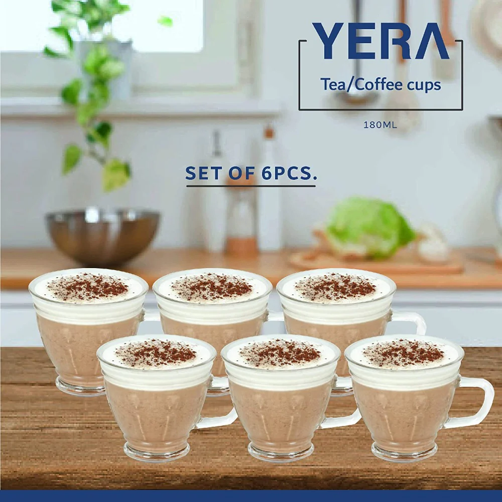 YERA COMFORT COFFEE MUG 6 PC SET (180ML)
