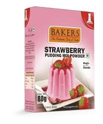 STRAWBERRY PUDDING MIX POWDER